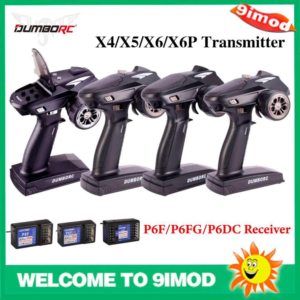 Radio Transmitter 6Ch - DUMBORC X6P 6CH 2.4G RC Radio