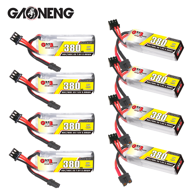 Fpv Racing Quadcopter - GNB 2S 7.6V 380mAh 90C/180C Lipo