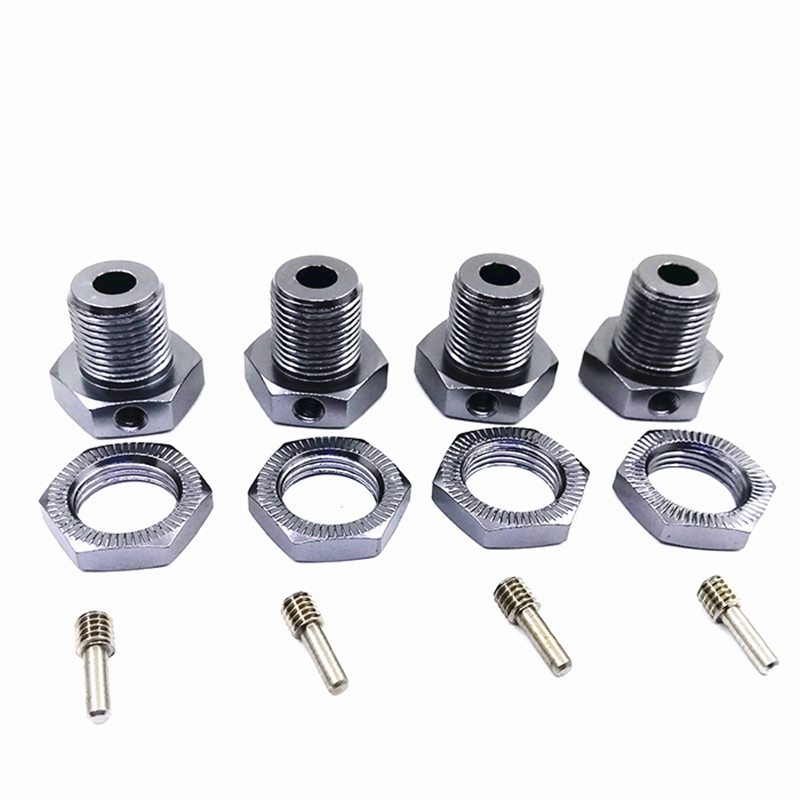 Rc Hobby Nut - 4 Pieces RC Car Upgrade Metal