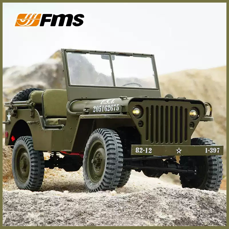 Rc Hobby Products - FMS 1/6 Climber 1941 Willys MB