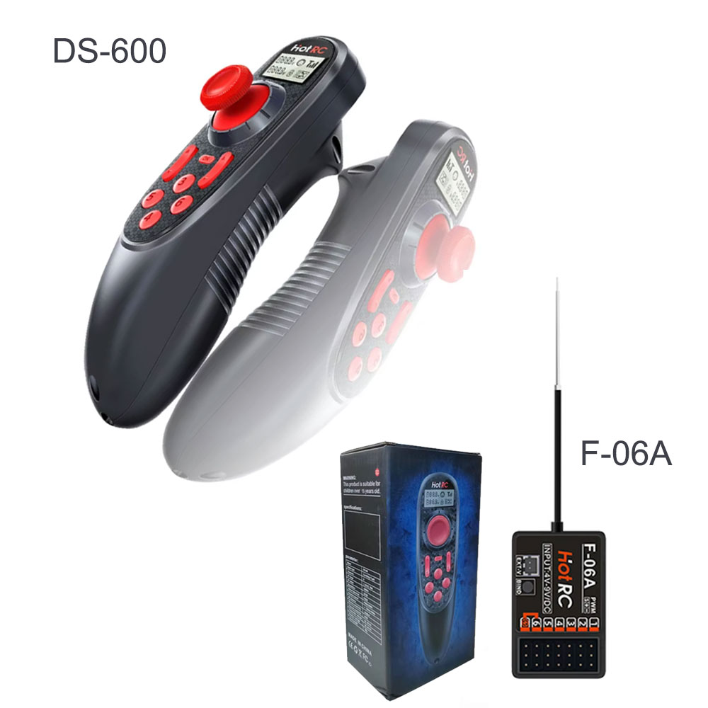 Radio Transmitter 6Ch - HOTRC DS-600 2.4GHz 6CH RC Boat