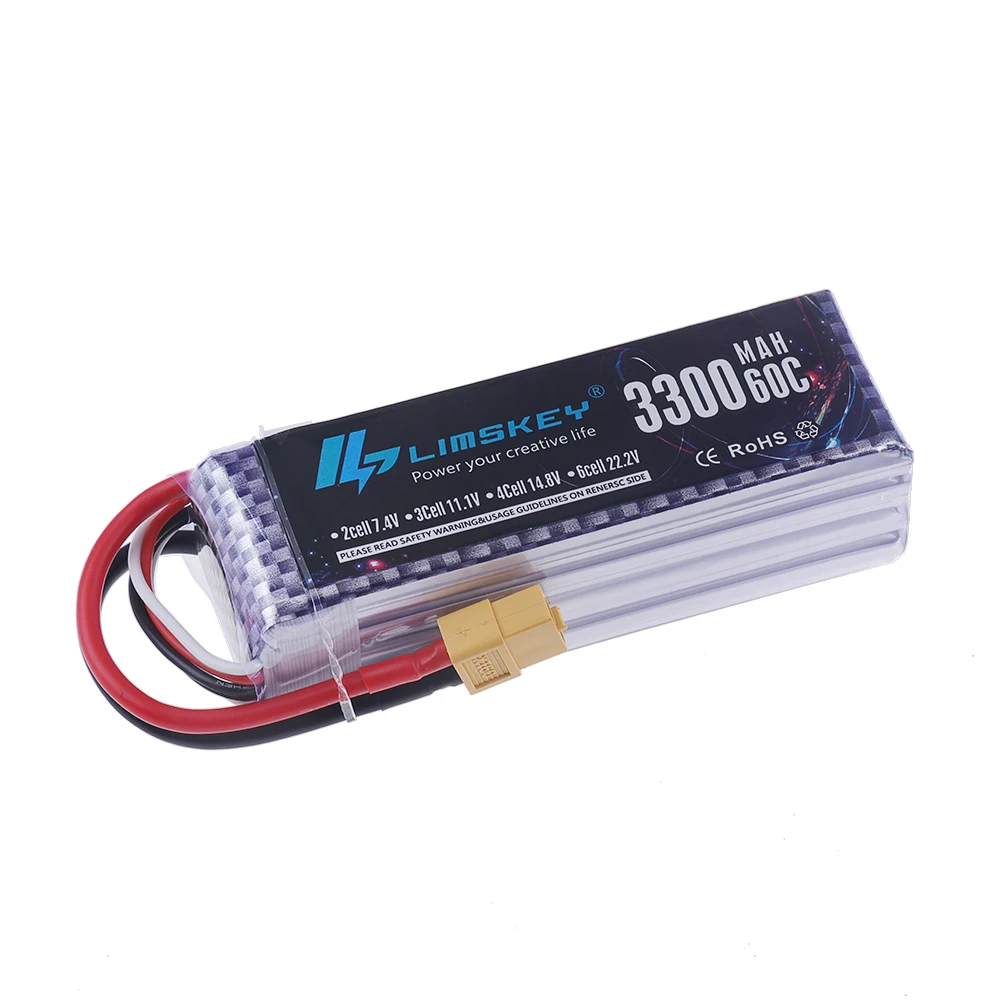 4S LiPo Battery 14.8V 3300mAh  - огляд і ціна Fpv Racing Quadcopter