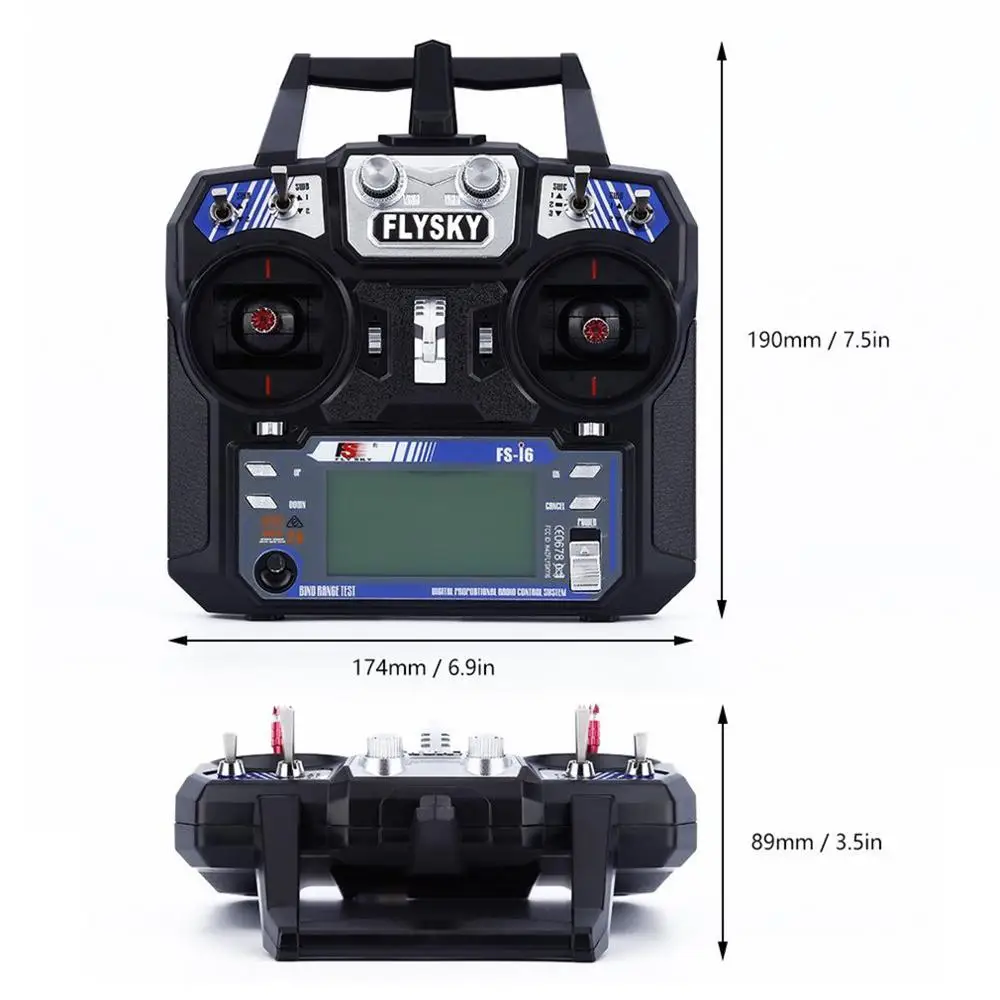 FLYSKY FS- I6 6CH 2.4G RC Tran - огляд і ціна Radio Transmitter 6Ch