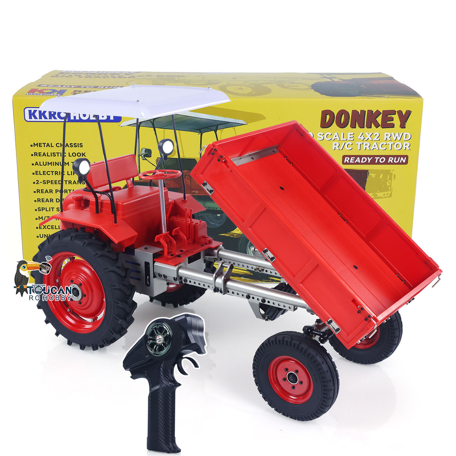 1/10 RC Farm Tractor Car 4x2 M - огляд і ціна Rc Hobby Farm