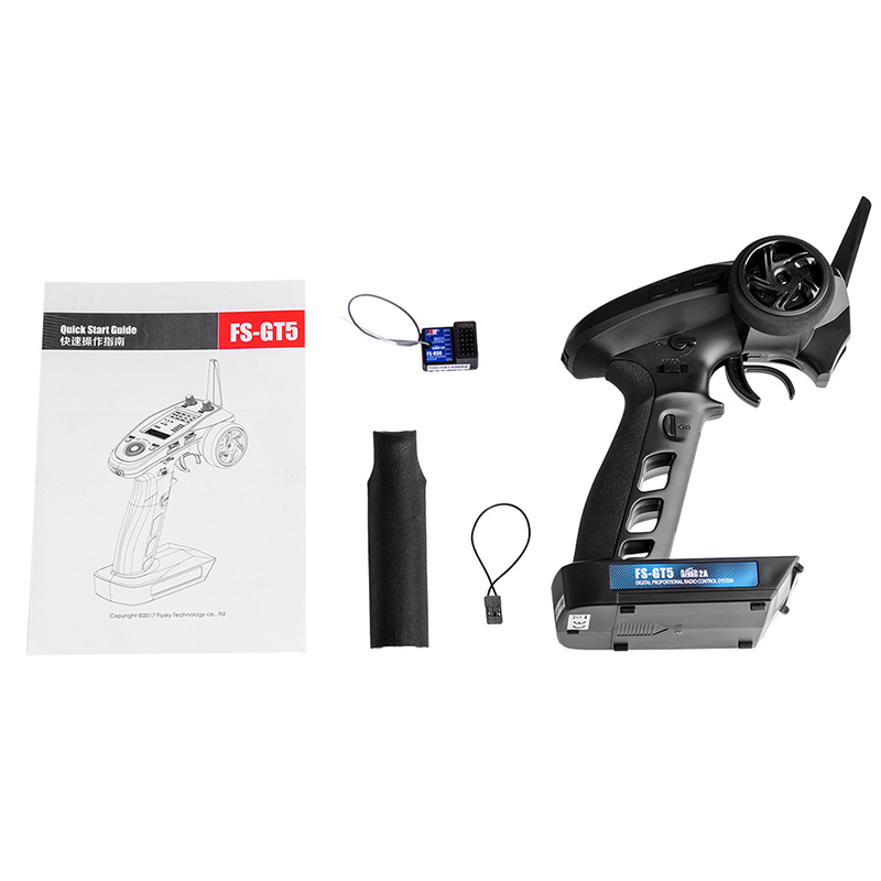 FlySky FS-GT5 FS GT5 2.4G 6CH  - огляд і ціна Radio Transmitter 6Ch
