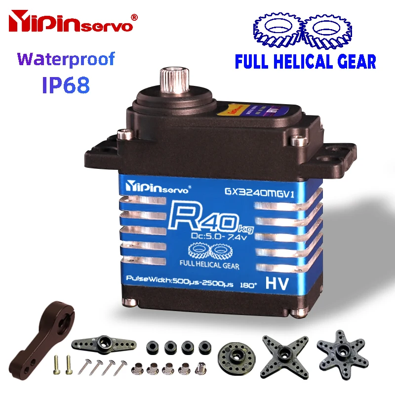 Waterproof IP68 RC Servo 40kg  - огляд і ціна Rc Hobby Products
