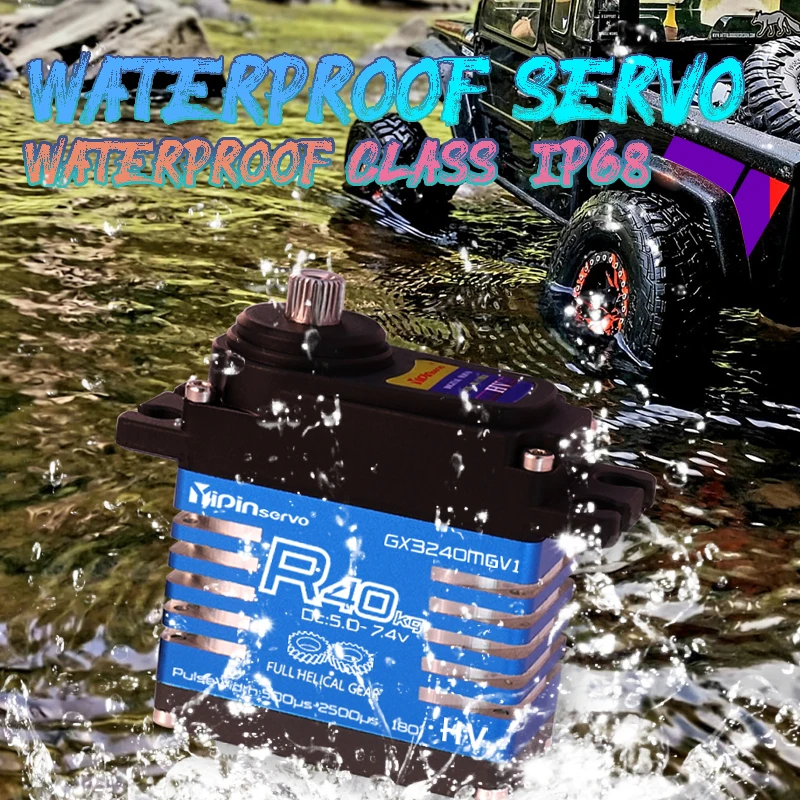 Waterproof IP68 RC Servo 40kg  - огляд і ціна Rc Hobby Products