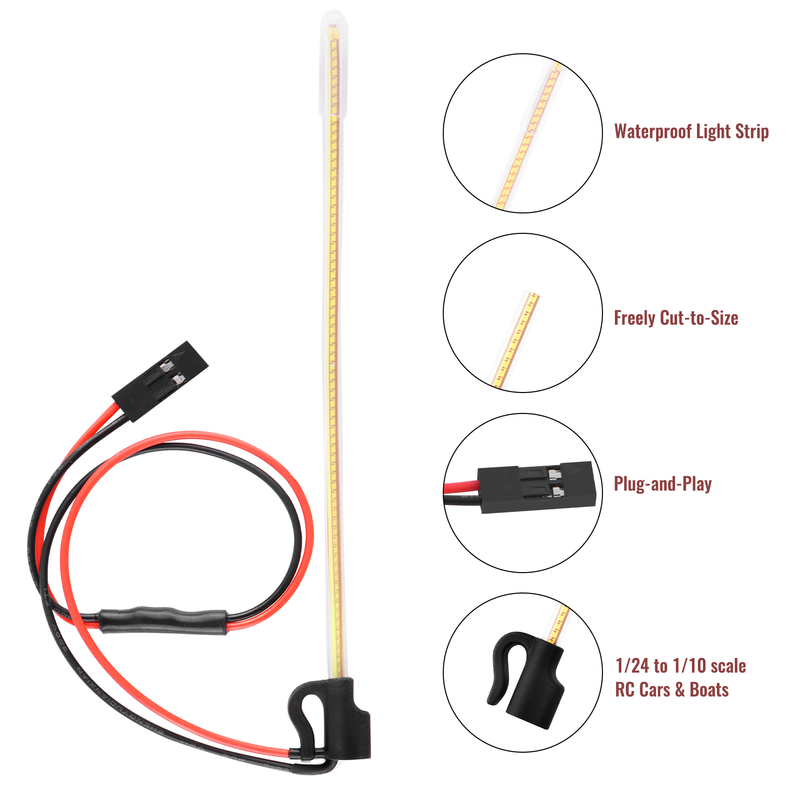ModRax 2PCS LED RC Antenna Lig - огляд і ціна Rc Hobby Wire