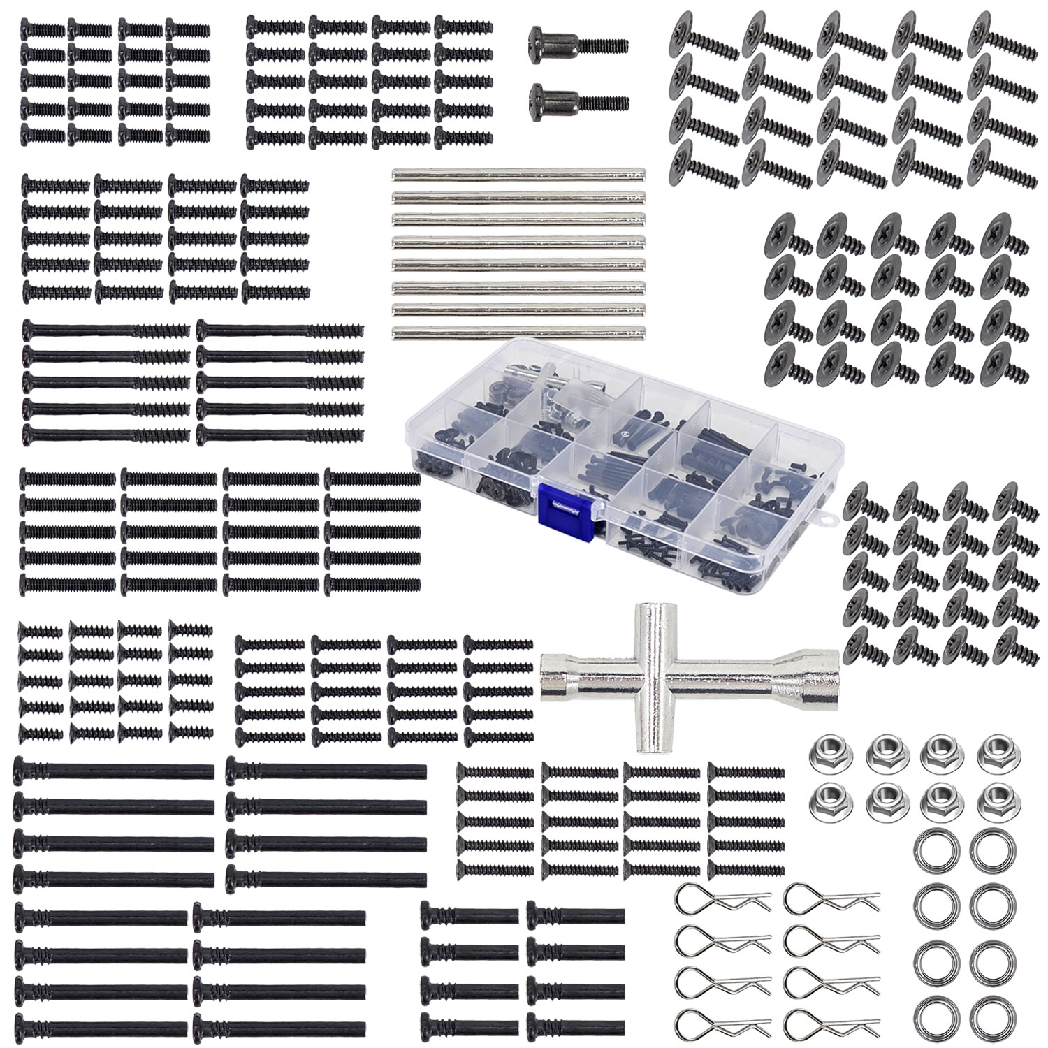 SCY 269-Piece RC Car Tool Kit  - огляд і ціна Rc Hobby Nut