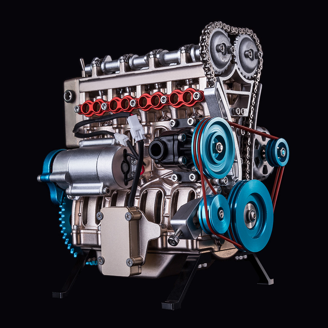 TECHING Metal Four-cylinder En - огляд і ціна Rc Hobby Tech