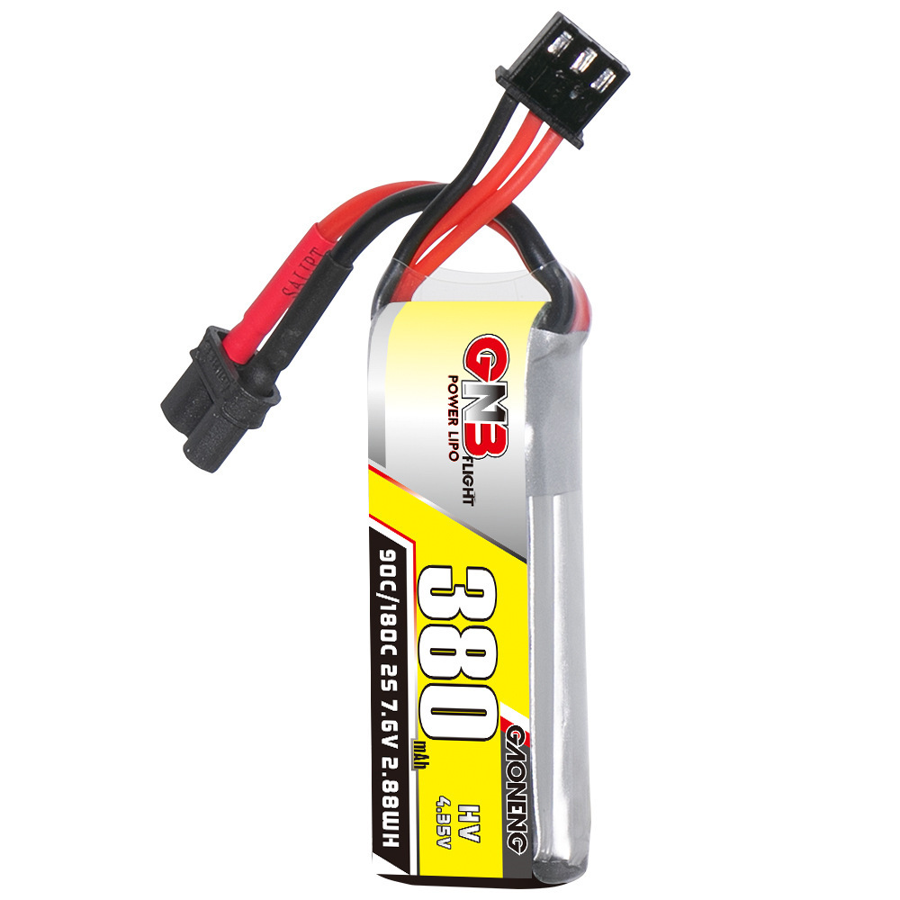 GNB 2S 7.6V 380mAh 90C/180C Li - огляд і ціна Fpv Racing Quadcopter