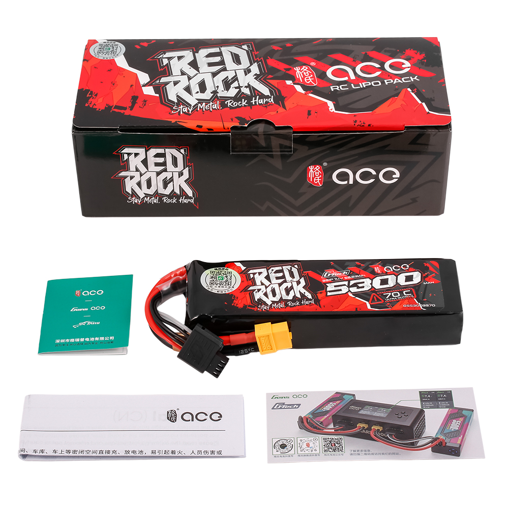 G-TECH ACE RedRock 5300mAh 70C - огляд і ціна Rc Hobby Tech