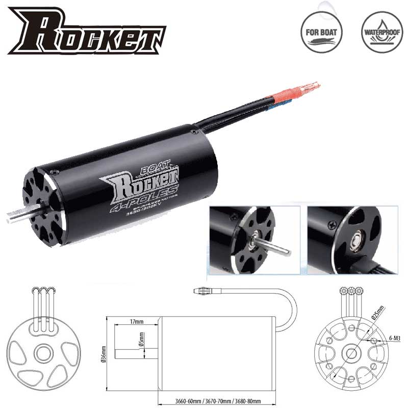 ROCKET-RC 2968 2958 2948 Brush - огляд і ціна Rc Hobby Land