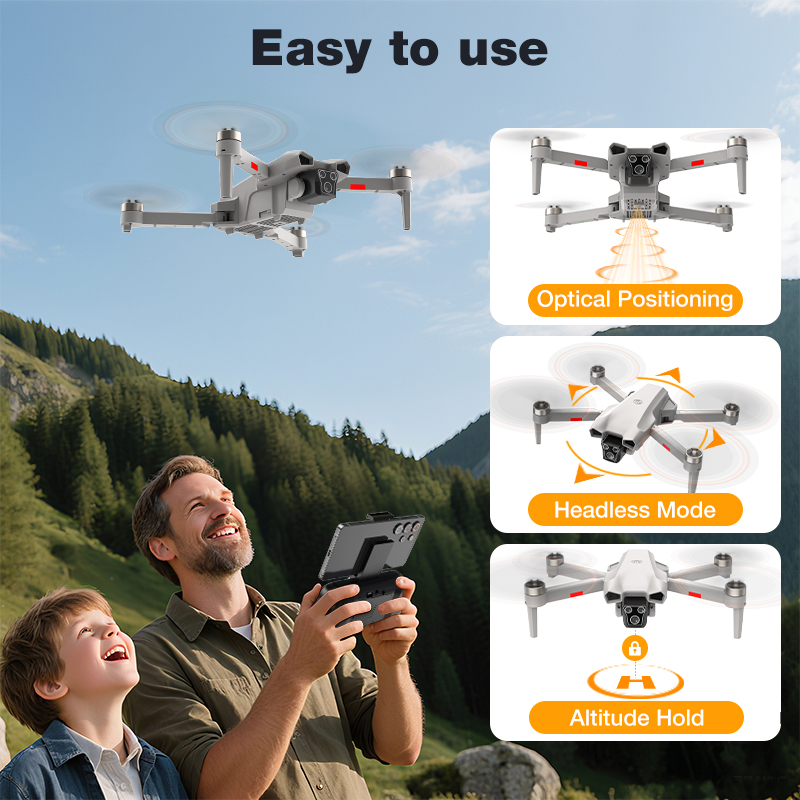 NEW Hot L017 Pro Drone Brushle - огляд і ціна Rc Hobby Wire