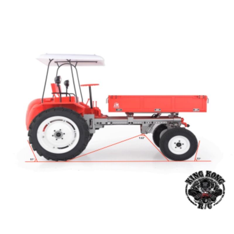 1/10 Kingkong RC Farm Tractor  - огляд і ціна Rc Hobby Farm